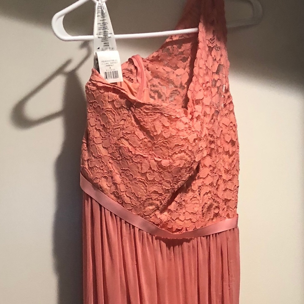 Size 8 Coral David’s Bridal Bridesmaid dress